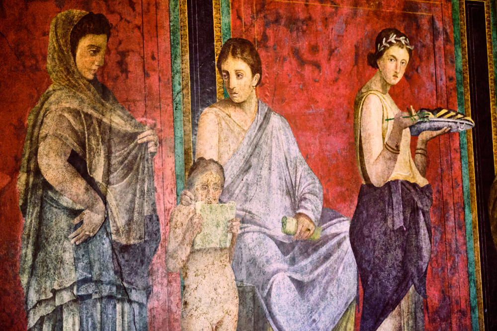 art in pompeii