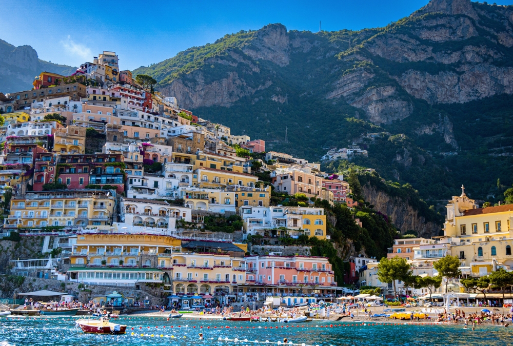 a view from positano