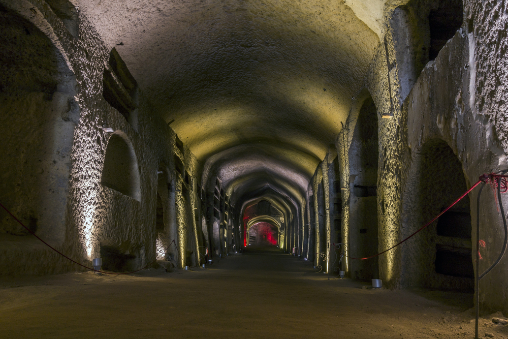 spooky catacombs