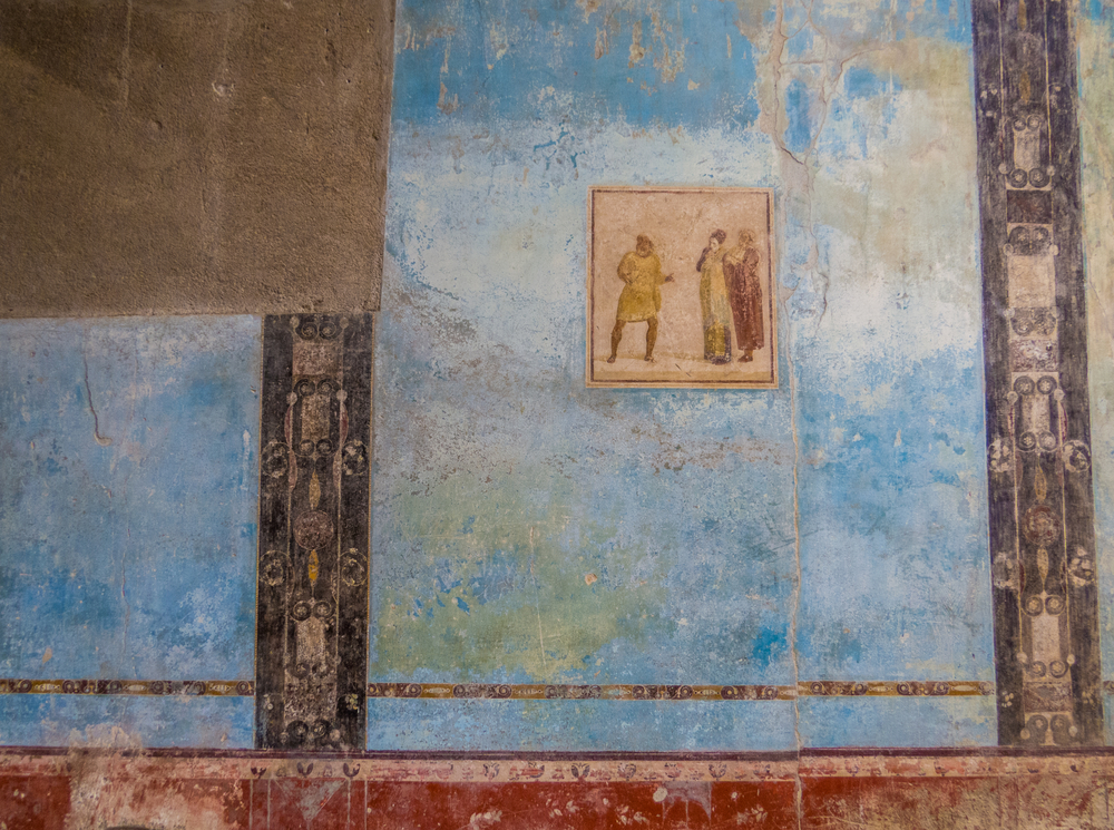 pompeii blue room
