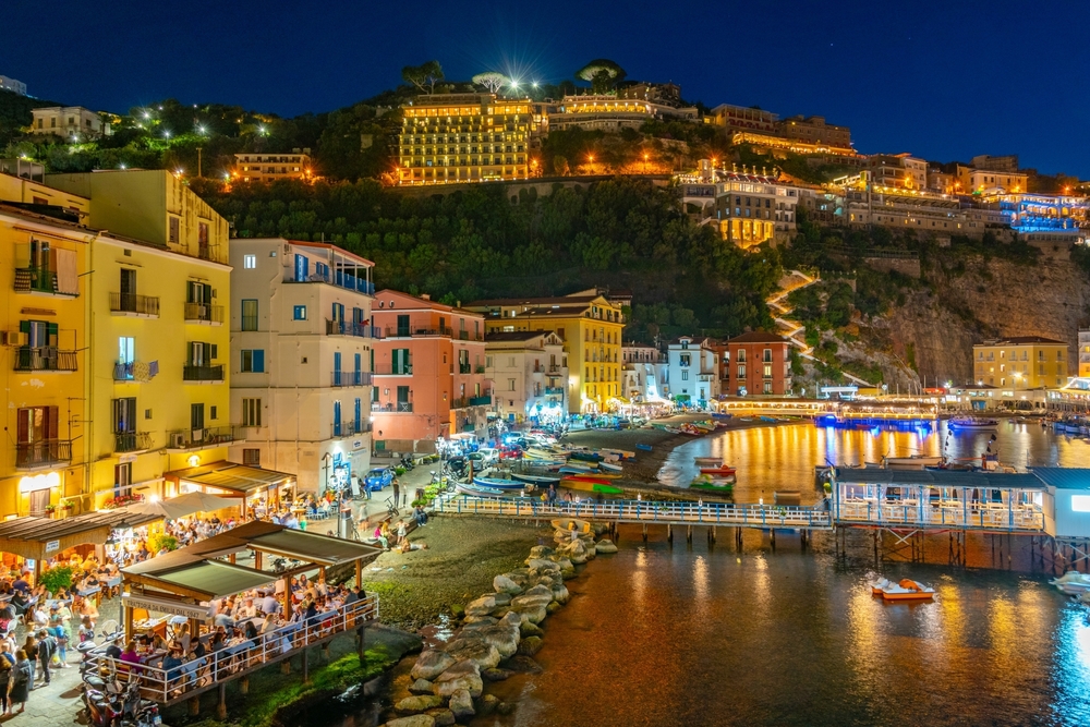 sorrento by night